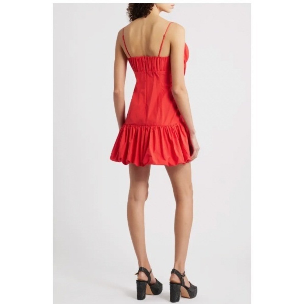 Farm Rio Red Balloon 3D Floral Mini Dress | Size M - Picture 9 of 12